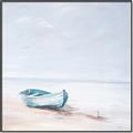 Picture of Soft Blue Boat _GroupedProduct_Square_Canvas_Framed_