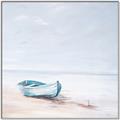 Picture of Soft Blue Boat _GroupedProduct_Square_Canvas_Framed_