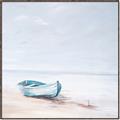 Picture of Soft Blue Boat _GroupedProduct_Square_Canvas_Framed_