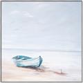 Picture of Soft Blue Boat _GroupedProduct_Square_Canvas_Framed_