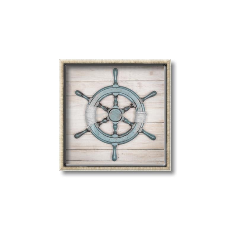 Picture of Ship Wheel  _GroupedProduct_Square_Canvas_Framed_