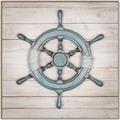 Picture of Ship Wheel  _GroupedProduct_Square_Canvas_Framed_