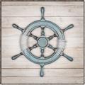 Picture of Ship Wheel  _GroupedProduct_Square_Canvas_Framed_
