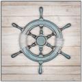 Picture of Ship Wheel  _GroupedProduct_Square_Canvas_Framed_