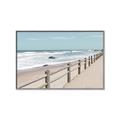 Picture of Beach Fence _GroupedProduct_Rectangle_Landscape_Photography _GroupedProduct_Rectangle_Landscape_Canvas_Framed_