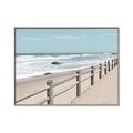 Picture of Beach Fence _GroupedProduct_Rectangle_Landscape_Photography _GroupedProduct_Rectangle_Landscape_Canvas_Framed_
