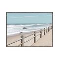 Picture of Beach Fence _GroupedProduct_Rectangle_Landscape_Photography _GroupedProduct_Rectangle_Landscape_Canvas_Framed_
