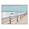Picture of Beach Fence _GroupedProduct_Rectangle_Landscape_Photography _GroupedProduct_Rectangle_Landscape_Canvas_Framed_
