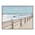 Picture of Beach Fence _GroupedProduct_Rectangle_Landscape_Photography _GroupedProduct_Rectangle_Landscape_Canvas_Framed_