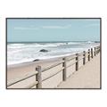 Picture of Beach Fence _GroupedProduct_Rectangle_Landscape_Photography _GroupedProduct_Rectangle_Landscape_Canvas_Framed_