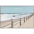 Picture of Beach Fence _GroupedProduct_Rectangle_Landscape_Photography _GroupedProduct_Rectangle_Landscape_Canvas_Framed_