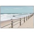 Picture of Beach Fence _GroupedProduct_Rectangle_Landscape_Photography _GroupedProduct_Rectangle_Landscape_Canvas_Framed_