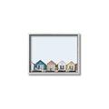 Picture of Beach Huts _GroupedProduct_Rectangle_Landscape_Photography _GroupedProduct_Rectangle_Landscape_Canvas_Framed_