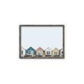 Picture of Beach Huts _GroupedProduct_Rectangle_Landscape_Photography _GroupedProduct_Rectangle_Landscape_Canvas_Framed_