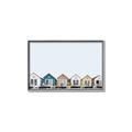 Picture of Beach Huts _GroupedProduct_Rectangle_Landscape_Photography _GroupedProduct_Rectangle_Landscape_Canvas_Framed_