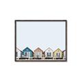 Picture of Beach Huts _GroupedProduct_Rectangle_Landscape_Photography _GroupedProduct_Rectangle_Landscape_Canvas_Framed_