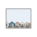 Picture of Beach Huts _GroupedProduct_Rectangle_Landscape_Photography _GroupedProduct_Rectangle_Landscape_Canvas_Framed_