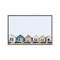 Picture of Beach Huts _GroupedProduct_Rectangle_Landscape_Photography _GroupedProduct_Rectangle_Landscape_Canvas_Framed_