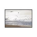 Picture of Beautiful sunset on the beach _GroupedProduct_Rectangle_Landscape_Photography _GroupedProduct_Rectangle_Landscape_Canvas_Framed_
