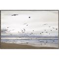 Picture of Beautiful sunset on the beach _GroupedProduct_Rectangle_Landscape_Photography _GroupedProduct_Rectangle_Landscape_Canvas_Framed_