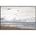 Picture of Beautiful sunset on the beach _GroupedProduct_Rectangle_Landscape_Photography _GroupedProduct_Rectangle_Landscape_Canvas_Framed_