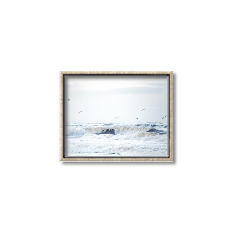 Picture of Seagulls Over the Water _GroupedProduct_Rectangle_Landscape_Photography _GroupedProduct_Rectangle_Landscape_Canvas_Framed_