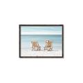 Picture of Muskoka Chairs with hats _GroupedProduct_Rectangle_Landscape_Photography _GroupedProduct_Rectangle_Landscape_Canvas_Framed_