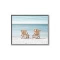 Picture of Muskoka Chairs with hats _GroupedProduct_Rectangle_Landscape_Photography _GroupedProduct_Rectangle_Landscape_Canvas_Framed_