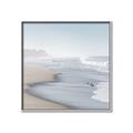 Picture of Muted Waves _GroupedProduct_Square_Photography _GroupedProduct_Square_Canvas_Framed_