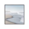 Picture of Muted Waves _GroupedProduct_Square_Photography _GroupedProduct_Square_Canvas_Framed_