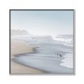 Picture of Muted Waves _GroupedProduct_Square_Photography _GroupedProduct_Square_Canvas_Framed_