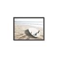 Picture of Surfboard on the Sand _GroupedProduct_Rectangle_Landscape_Photography _GroupedProduct_Rectangle_Landscape_Canvas_Framed_