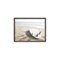 Picture of Surfboard on the Sand _GroupedProduct_Rectangle_Landscape_Photography _GroupedProduct_Rectangle_Landscape_Canvas_Framed_