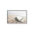 Picture of Surfboard on the Sand _GroupedProduct_Rectangle_Landscape_Photography _GroupedProduct_Rectangle_Landscape_Canvas_Framed_