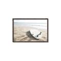 Picture of Surfboard on the Sand _GroupedProduct_Rectangle_Landscape_Photography _GroupedProduct_Rectangle_Landscape_Canvas_Framed_