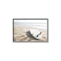 Picture of Surfboard on the Sand _GroupedProduct_Rectangle_Landscape_Photography _GroupedProduct_Rectangle_Landscape_Canvas_Framed_