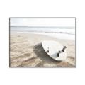 Picture of Surfboard on the Sand _GroupedProduct_Rectangle_Landscape_Photography _GroupedProduct_Rectangle_Landscape_Canvas_Framed_