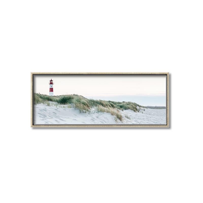 Picture of View of a lighthouse _GroupedProduct_Panel_Landscape_Photography _GroupedProduct_Panel_Landscape_Canvas_Framed_