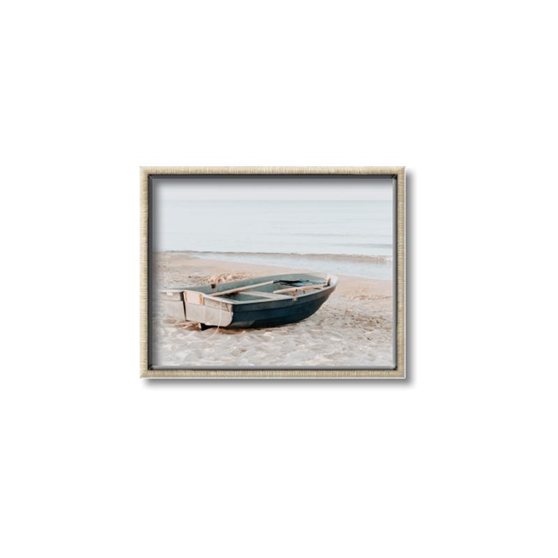Picture of Beach Boat _GroupedProduct_Rectangle_Landscape_Photography _GroupedProduct_Rectangle_Landscape_Canvas_Framed_