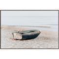 Picture of Beach Boat _GroupedProduct_Rectangle_Landscape_Photography _GroupedProduct_Rectangle_Landscape_Canvas_Framed_