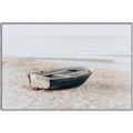 Picture of Beach Boat _GroupedProduct_Rectangle_Landscape_Photography _GroupedProduct_Rectangle_Landscape_Canvas_Framed_