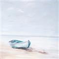 Picture of Soft Blue Boat _GroupedProduct_Square_Unframed_Print_Only_