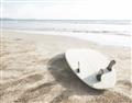 Picture of Surfboard on the Sand _GroupedProduct_Rectangle_Landscape_Photography _GroupedProduct_Rectangle_Landscape_Unframed_Print_Only_