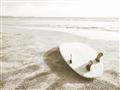 Picture of Surfboard on the Sand _GroupedProduct_Rectangle_Landscape_Photography _GroupedProduct_Rectangle_Landscape_Unframed_Print_Only_
