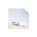 Picture of Soft Blue Boat _GroupedProduct_Square_Unframed_Print_Only_