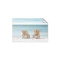 Picture of Muskoka Chairs with hats _GroupedProduct_Rectangle_Landscape_Photography _GroupedProduct_Rectangle_Landscape_Unframed_Print_Only_