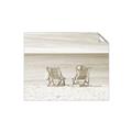 Picture of Muskoka Chairs with hats _GroupedProduct_Rectangle_Landscape_Photography _GroupedProduct_Rectangle_Landscape_Unframed_Print_Only_