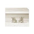 Picture of Muskoka Chairs with hats _GroupedProduct_Rectangle_Landscape_Photography _GroupedProduct_Rectangle_Landscape_Unframed_Print_Only_