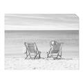 Picture of Muskoka Chairs with hats _GroupedProduct_Rectangle_Landscape_Photography _GroupedProduct_Rectangle_Landscape_Unframed_Print_Only_