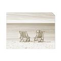 Picture of Muskoka Chairs with hats _GroupedProduct_Rectangle_Landscape_Photography _GroupedProduct_Rectangle_Landscape_Unframed_Print_Only_